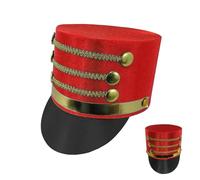Toy Soldier Hat, Soldier Band Major Hat, Nutcracker Costume Hat, Cosplay Accessory Hat, Toy Soldier Performance Hat, Creative Costume Hat, Nutcracker Cosplay Hat, Adulti Toy Soldier Hat, Band Maggiore