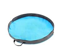 Toy Storage Mat Bag - Mat Bag Building Blocks Toys Box - Hamper With Handle Bags Round For Preschool Travel Babysitters Outdoor Bedroom Homeschoolers