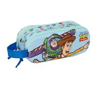 TOY STORY - Astuccio doppio 3D, astuccio per bambini, ideale per bambini in età scolastica, comodo e versatile, qualità e resistenza, 21 x 6 x 8 cm