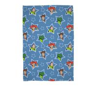 Disney Coperta in pile con licenza ufficiale Toy Story, super morbida e accogliente, design Explora, perfetta per decorare la camera da letto o il soggiorno, 100 x 150 cm, blu
