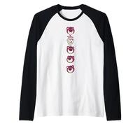 Toy Story Lotso Faces Vertical Maglia con Maniche Raglan