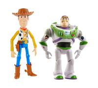 TOY STORY WOODY e BUZZ LIGHTYEAR 2 Figure 18cm snodabili DISNEY PIXAR HWR88