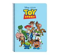 TOY STORY Ready to Play - Taccuino 80 fogli, copertina rigida, ideale per bambini di diverse età, comodo e versatile, qualità e resistenza, 21,5 x 31 cm, colore: azzurro, Blu chiaro, Estándar, Casual