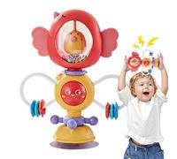 TOY TOY CHOSES - TOY TOUPIE, HUCHET EDUCATIVO | Accessorio di stimolazione precoce fissabile sulla superficie piana, promuove il risveglio sensoriale durante i momenti di gioco a casa, giardino o su c