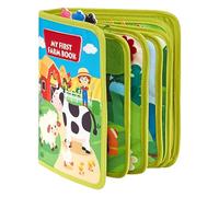 Toy, Travel Activity Board, Felt Educational Game, Soft Quiet Material, -Inspired Tasks, Preschool Cradle Bedroom Use, Assorted Inches Multicolor 1 Piece