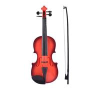 Toy Violin, Kids Musical Instrument, Beginner Practice String Toy, Adjustable Design Pressure Build, for Home Travel Learning Play, 17 x 48 cm, 6,69 x 18,9 pollici, Brown, 1 pezzo
