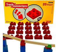 TOY2 20 Slopes Angled Building Bricks compatible with DUPLO & All Major brands