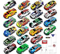 TOYABI Macchinine Per Bambini, Cars Giocattoli, Giochi Bimbo con 22 Mini Macchin