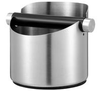 TOYANDONA 1 contenitore per caffè in acciaio inox, con base antiscivolo e barra rimovibile, accessorio per la casa, la cucina e gli appassionati (argento)