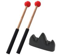 TOYANDONA 1 Impostato Bacchette Eteree Tubo Kit Padella Tamburo Di Mare Campana Mazze Di Tamburo D'acciaio Porta Bacchette Xilofono D'un Batteria Strumenti Baguette Drumstick Blue Di Legno