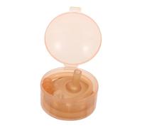 TOYANDONA 1 Impostato Impara a bere la bocca e la tazza di paglia tettarella per biberon per l'allattamento del per allattamento in silicone Gel di silice Brown