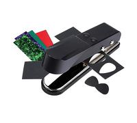 TOYANDONA 1 Impostato raccoglitore fatto in casa chitarra Punker costume Cutter Fai da te pick puncher Strumento per plettro fai da te fai da te punzone a plettro lega Black