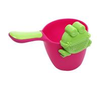 TOYANDONA 1 Impostato tazza di shampoo tazza per il risciacquo dei giocattoli da bagno per shampoo e balsamo cucchiaio da bagno contenitore dell'acqua della doccia Green
