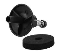 TOYANDONA 1 Impostato Torta Di Tamburo Hi-hat Parti Di Strumenti Accessori Del Drum Kit Accessori Per Piatti Pad Di Silenziamento Dei Piatti Accessori Per Strumenti Musicali Metallo Black