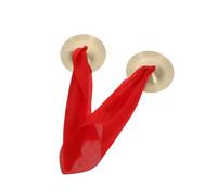 TOYANDONA 1 Paio percussione piccolo strumento da dito strumenti a dita piccole cembali per ballare assistenza per strumenti musicali strumento musicale per ottone Golden