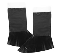 TOYANDONA 1 Paio Scarpe Di Decorazione Natalizia Stivale Di Babbo Natale Copriscarpe Natalizio Copristivali Di Babbo Natale Capi Di Abbigliamento Bambino Pelle Scarpe Natalizie