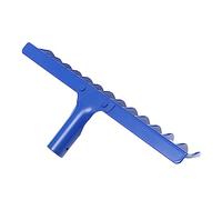 TOYANDONA 1 Pezzo Strumenti di giardinaggio rastrellati Rastrello attrezzo paesaggio inossidabile paglia Foglie rastrelli in ferro da giardino erpice per forcone Blu Colore Casuale