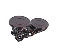 TOYANDONA 1 Pz Base di in Legno Vasi per La Casa Base Vaso Decorativo Arredamento Base per Ornamento da Scrivania Stand Desktop Porta Teiera in Legno di Legno Brown