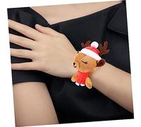 TOYANDONA 1 Pz. Braccialetto di peluche gruppi di schiaffi natalizi giocattolo braccialetto clap giocattoli per giocattoli braccialetti di di natale Bande da polso