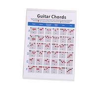 TOYANDONA 1 Pz. Guida Per Le Dita Della Chitarra Grafico Degli Accordi Di Mandolino Spettro Degli Accordi Di Chitarra Tabella Degli Accordi Di Mandolino Laminata Grafico Della Chitarra