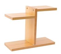 TOYANDONA 1 Pz Portafiori Succulente Portaoggetti Titolari Supporto per Piante a più Livelli Piccolo Stand Camera Portavasi dal Design Semplice Cremagliera di Legno Colore Casuale