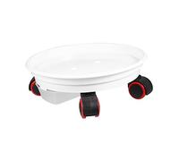 TOYANDONA 1 Pz Vassoio per l'acqua del Vaso di Fiori Fiorano in Vaso all'aperto alzate fioriera basi Vassoio per vasi per Piante Vassoio Base per Vaso di Fiori plastica Bianca