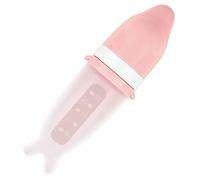 TOYANDONA 1 Set biberon borraccia bottle care food bottiglia appena nata strumento per la tavola del bambino alimentatore per neonati Gel di silice rosa