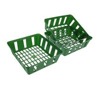 TOYANDONA 1 Set Cestini da Vivaio per Piante Cestino con Manico Fioriere Cestino Portaoggetti Ceste Portaoggetti Vasi Piante Vassoio Cestino della Scuola Cesti per Piantare 3 Pezzi