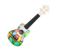 TOYANDONA 1 Set chitarra fatta in casa abito materiale fai da te per ukulele kit materiale per strumenti fatto a mano dipinto artigianato piccola chitarra suite bambino di legno