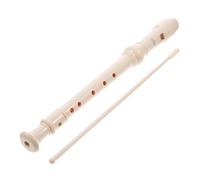 TOYANDONA 1 Set Clarinetto Principiante a 6 Fori Flauto Per Bambini Strumenti Per Bambini Strumento Musicale Registratore Giocattolo Registratore Soprano e Per Abs Bianca