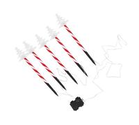 TOYANDONA 1 Set dell'albero di Natale decorazioni natalizie con bastoncini di zucchero alberi di Natale all'aperto luce del percorso della caramella di canna di AbS