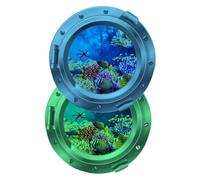 TOYANDONA 1 Set di Adesivi Murali Decorativi Adesivi Marini Carino Decorazione per La Stanza dell'Oceano Wow Animale Sfondo Decorazione Adesivi Murali Camera da Letto Adesivi