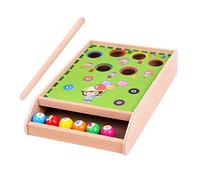 TOYANDONA 1 Set Giocattoli in Piscina Piccoli Giocattolo in Piscina Che Fa i Primi Passi Schiuma Biliardo Mini Giocattoli Per Ragazzo Verde Di Legno