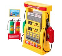 TOYANDONA 1 Set giocattolo della stazione di servizio giocattolo con pompa di benzina per bambini Set da gioco della stazione di servizio giocattoli Modelli modell fai da te