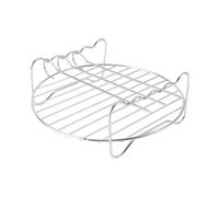 TOYANDONA 1 Set griglia in Acciaio Inox Barbecue Accessori scaffale Multiuso da Cucina ripiano per Barbecue portametta griglia a Doppio griglia da Forno Acciaio Inossidabile Argento