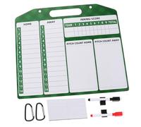 TOYANDONA 1 Set Lavagna per Baseball Tabellone Cancellabile con Pennarello e Schede per Allenatori per Baseball Basket e Calcio Portatile e Versatile per