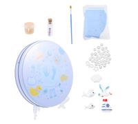 TOYANDONA 1 Set Le Impronte Di 100 Giorni Del Neonato Kit Impronta Neonato Cestino Kit Di Ornamenti Per Impronte Per Neonati Co Caddy Kit Ornamento Impronta Neonato Orma