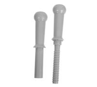 TOYANDONA 1 Set maniglia del cavallo a dondolo Giocattoli fai -da -te sostituzione maniglia in plastica Accessori per la guida maniglia a dondolo manico in plastica Dark Grey