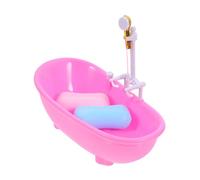 TOYANDONA 1 Set Mini da Bagno per Miniatura Decorativo per Casa delle Accessorio per Foto senza Batteria Include Saponi Colorati e Ruolo e Decorazioni Micro