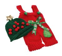 TOYANDONA 1 Set Oggetti Di Scena Per Foto Per Bambini Il Mio Primo Cappello Di Natale Vestito Da Babbo Natale Capi Di Abbigliamento Lana Per Maglieria Ragazzino Abbigliamento Performante