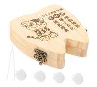 TOYANDONA 1 Set Porta Dentini Per Bambini Porta Denti Per Bambini Boy Organizer Per La Raccolta Dei Denti Dei Bambini In Legno