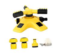 TOYANDONA 1 Set Set di irrigazione rotante spruzzino irrigatore rotante sprinkler connettore testine di irrigazione irrigatore d'acqua per giardino irrigatore automatico plastica Yellow