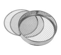TOYANDONA 1 Set Setaccio per Inossidabile con Intercambiabile Strumenti per Giardinaggio per Filtrare e Detriti e Composto