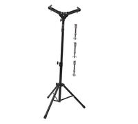 TOYANDONA 1 Set Supporto Per Batteria Pieghevole Pad Per Batteria Drumstick Supporto Per Pad Pratica Batteria Tamburo D'aria Scaffale Hardware Rastrelliera Per Manubri Sollevatore Lega Black