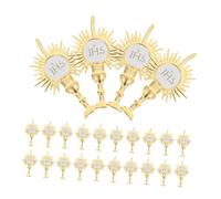 TOYANDONA 1 Set Topper Decorativi Religiosi Vintage Per Decorazioni E Religiose Per Torte E Scenografie Festive Pezzi