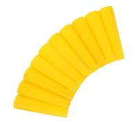 TOYANDONA 10 Coni Avvolgifilo in Plastica Conici Gialli 3°30 per Macchine da Cucire e Maglieria, Bobine Vuote Anti Groviglio in Pvc Resistenti per Lavoro di Cucito e Ricamo Professionale