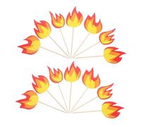 TOYANDONA 10 Decorazioni Torta Topper Compleanno Vigili del Addobbi Tema Antincendio per Decorazioni per Dolci