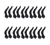TOYANDONA 10 Paia Copertura Antiscivolo Set Flessibile e Resistente in Silicone per Occhiali Nero per Attività All'aperti per Occhiali da Sole da Vista