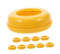 TOYANDONA 10 Pezzi Accessori Per Biberon Etichetta Per Animali Domestici Ugello Utensile Lavatrice Spilla Di Peluche Spine Interne Interruttore Della Porta Del Filtro Valvola Pp Yellow