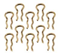 TOYANDONA 10 Pezzi Clip Molla Resistente all'Usura e Precisa in Inossidabile per Freno Bicicletta per Mountain Bike in Terreni Ripidi e Spostamenti Urbani